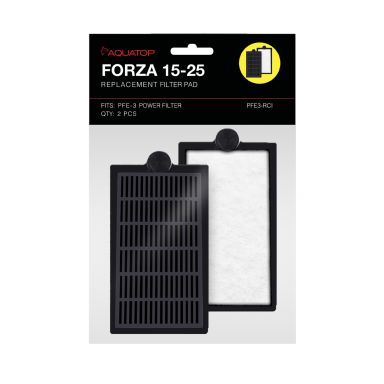 AQUATOP Forza Replacement Inserts with Premium Activated Carbon for PFE-3 Power Filter, PFE3-RCI